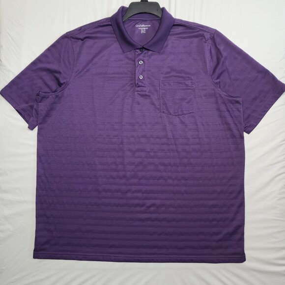 Croft & Barrow Polo Shirt Mens 2XLT Performance Cool & Dry Short Sleeve - Picture 1 of 10